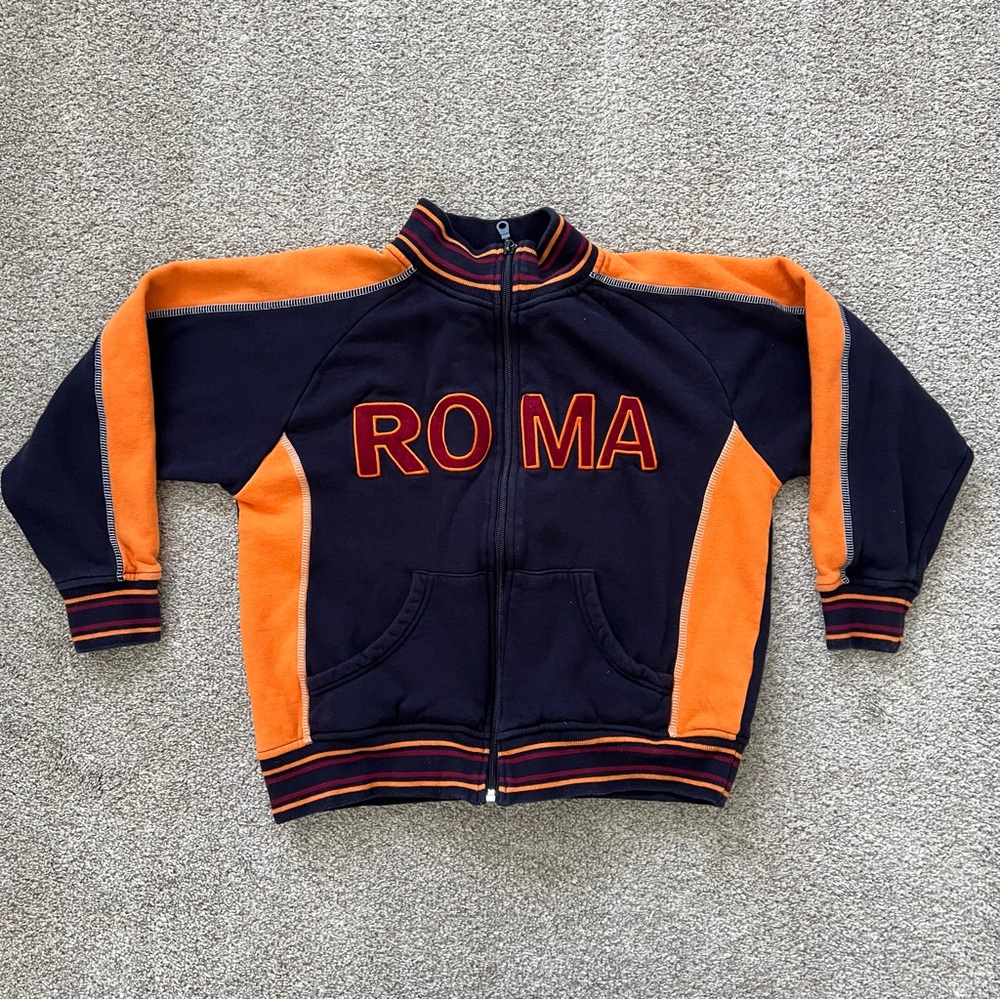 Le Felpe Roma navy/orange/red child's jacket